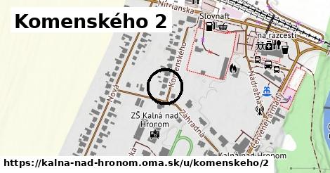 Komenského 2, Kalná nad Hronom