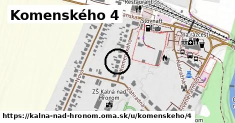 Komenského 4, Kalná nad Hronom