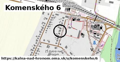 Komenského 6, Kalná nad Hronom