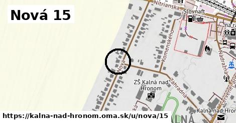 Nová 15, Kalná nad Hronom