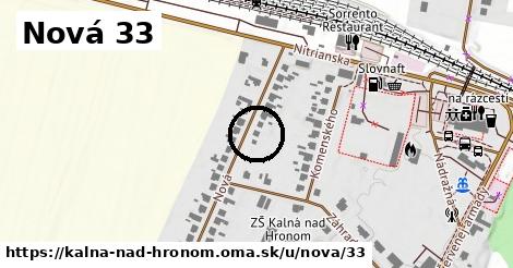 Nová 33, Kalná nad Hronom