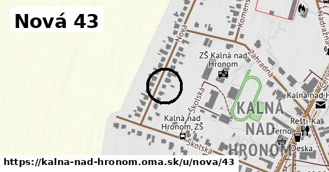 Nová 43, Kalná nad Hronom