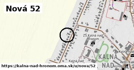 Nová 52, Kalná nad Hronom