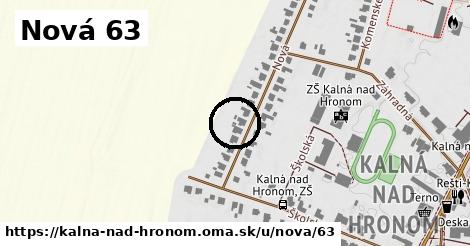 Nová 63, Kalná nad Hronom