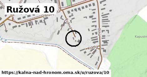 Ružová 10, Kalná nad Hronom