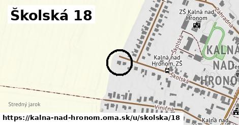 Školská 18, Kalná nad Hronom