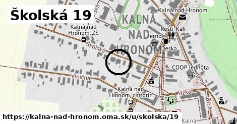 Školská 19, Kalná nad Hronom