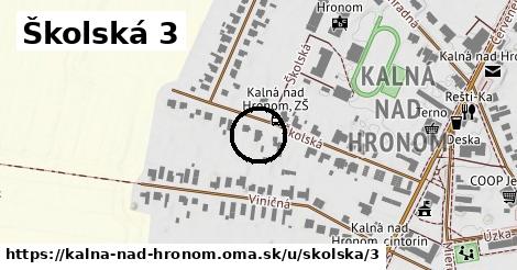 Školská 3, Kalná nad Hronom