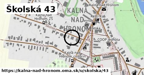 Školská 43, Kalná nad Hronom