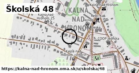 Školská 48, Kalná nad Hronom
