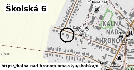 Školská 6, Kalná nad Hronom