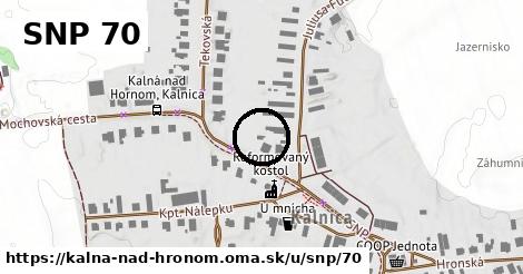 SNP 70, Kalná nad Hronom