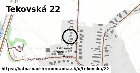 Tekovská 22, Kalná nad Hronom