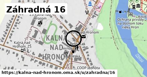 Záhradná 16, Kalná nad Hronom