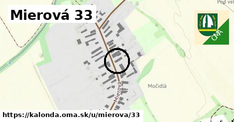 Mierová 33, Kalonda