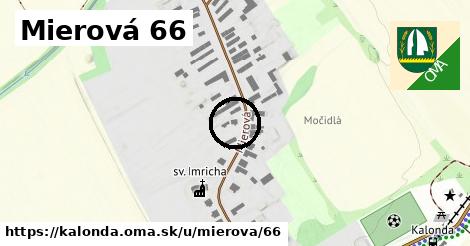 Mierová 66, Kalonda