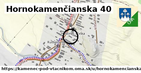 Hornokamenčianska 40, Kamenec pod Vtáčnikom