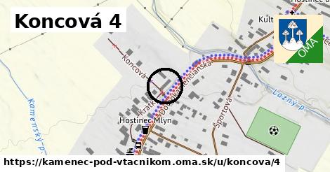 Koncová 4, Kamenec pod Vtáčnikom