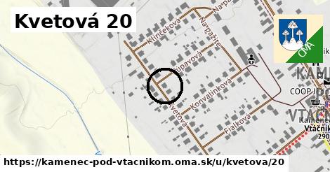 Kvetová 20, Kamenec pod Vtáčnikom