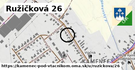 Ružičková 26, Kamenec pod Vtáčnikom