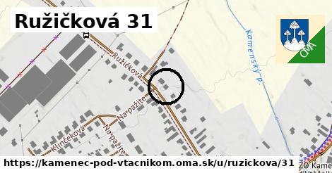 Ružičková 31, Kamenec pod Vtáčnikom