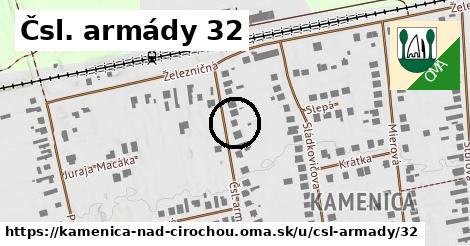 Čsl. armády 32, Kamenica nad Cirochou