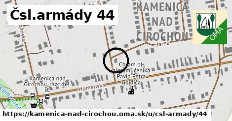 Čsl.armády 44, Kamenica nad Cirochou