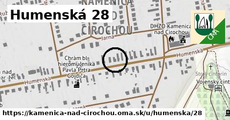 Humenská 28, Kamenica nad Cirochou