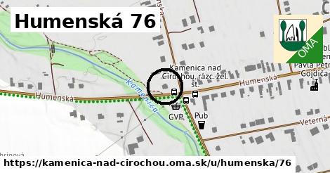 Humenská 76, Kamenica nad Cirochou
