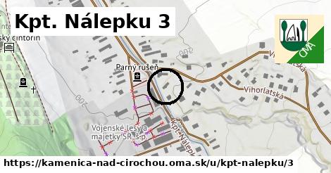 Kpt. Nálepku 3, Kamenica nad Cirochou