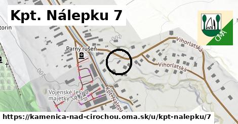 Kpt. Nálepku 7, Kamenica nad Cirochou