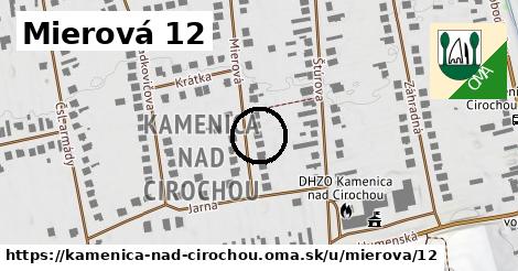 Mierová 12, Kamenica nad Cirochou