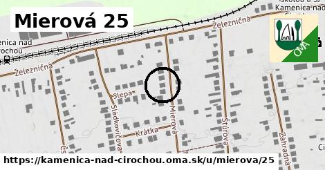 Mierová 25, Kamenica nad Cirochou