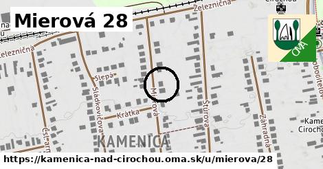 Mierová 28, Kamenica nad Cirochou