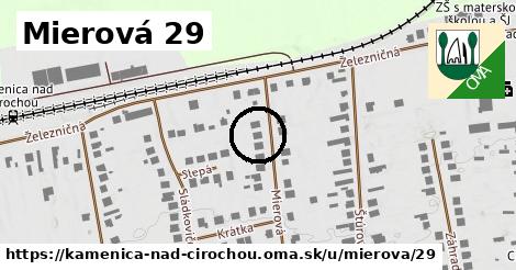 Mierová 29, Kamenica nad Cirochou