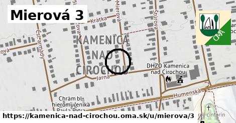 Mierová 3, Kamenica nad Cirochou