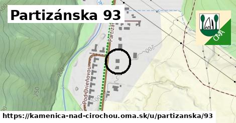 Partizánska 93, Kamenica nad Cirochou