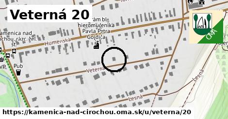 Veterná 20, Kamenica nad Cirochou