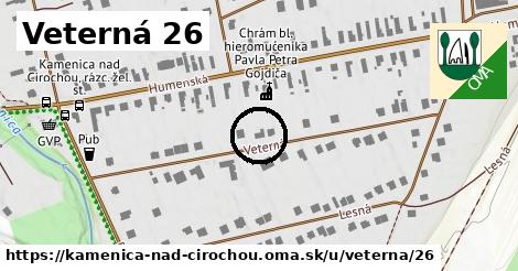 Veterná 26, Kamenica nad Cirochou