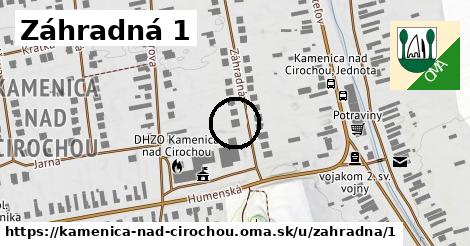 Záhradná 1, Kamenica nad Cirochou