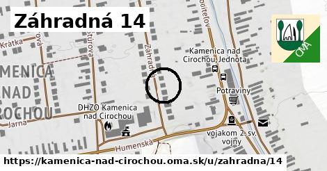 Záhradná 14, Kamenica nad Cirochou