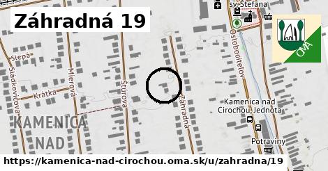 Záhradná 19, Kamenica nad Cirochou