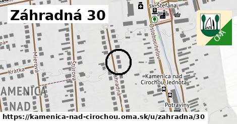 Záhradná 30, Kamenica nad Cirochou