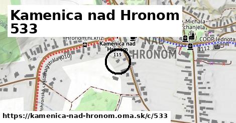 Kamenica nad Hronom <span class="supisne">533</span>