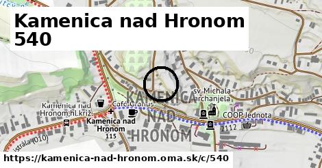 Kamenica nad Hronom <span class="supisne">540</span>