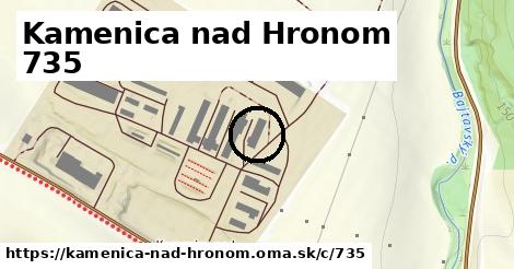 Kamenica nad Hronom <span class="supisne">735</span>