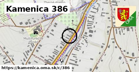 Kamenica <span class="supisne">386</span>