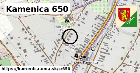 Kamenica <span class="supisne">650</span>