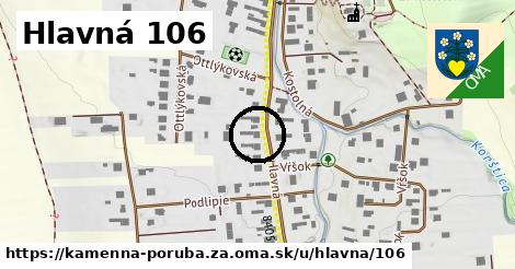 Hlavná 106, Kamenná Poruba, okres ZA