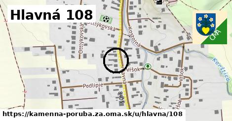 Hlavná 108, Kamenná Poruba, okres ZA